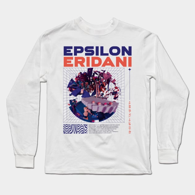 EPSILON ERIDANI Long Sleeve T-Shirt by AuraNova